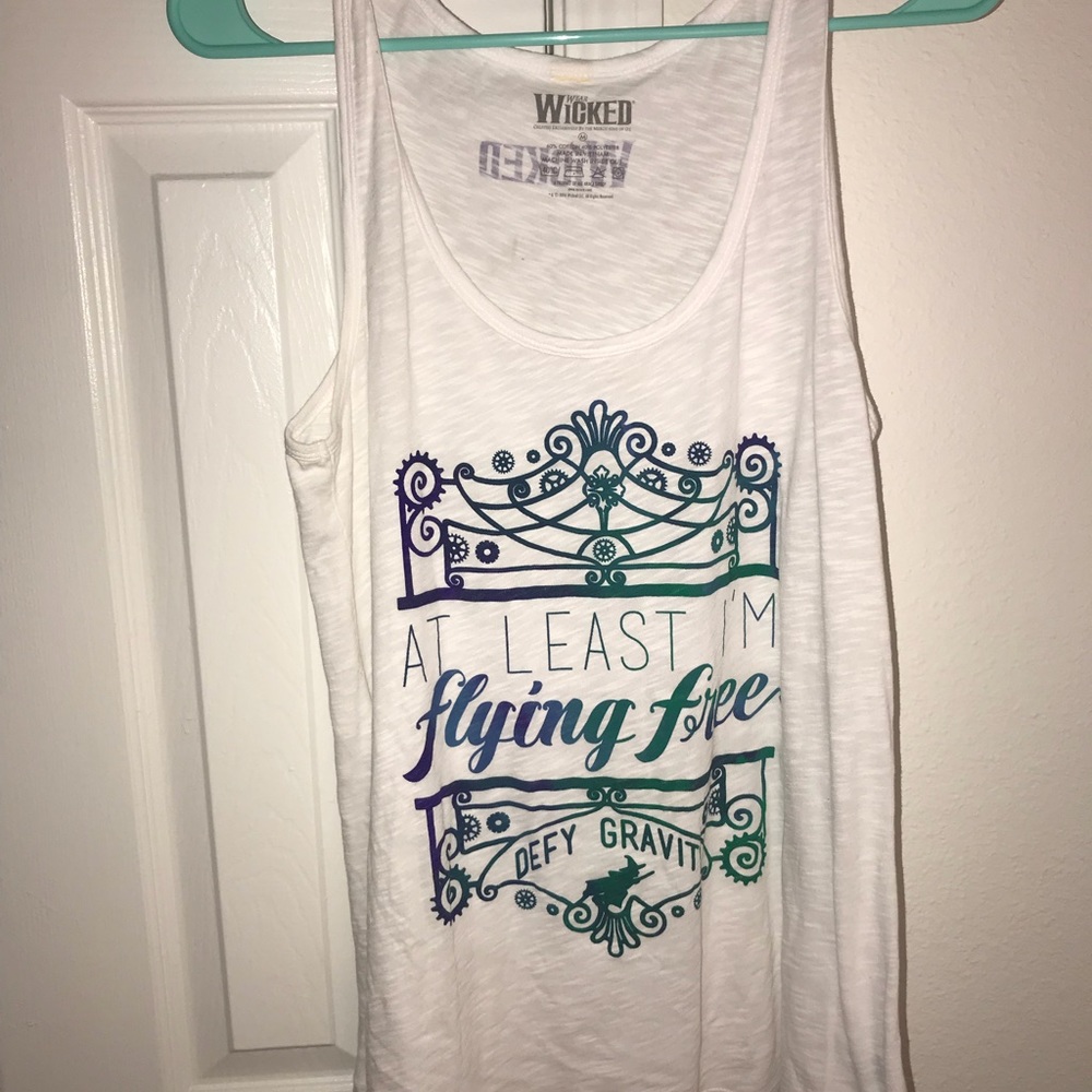 White “Wicked” tank top